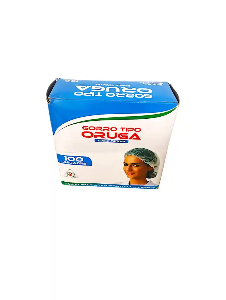 Caja X 100 Und Cofia Resortada Color Blaco