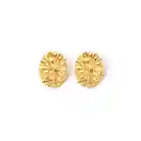 Aretes Con Flor De Margarita Mediana