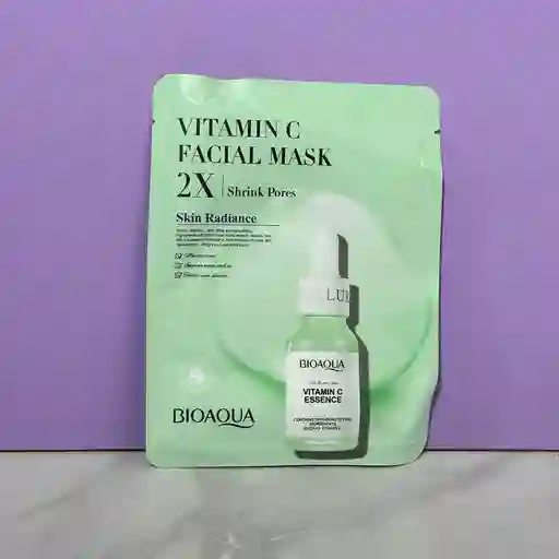 Mascarilla Velo Bioaqua 2x Extracto Vitamina C