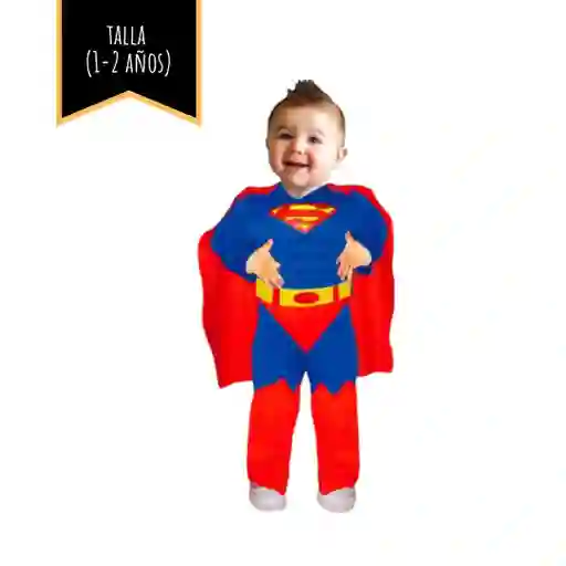 Disfraz Halloween Superman Talla (1-2 Años)