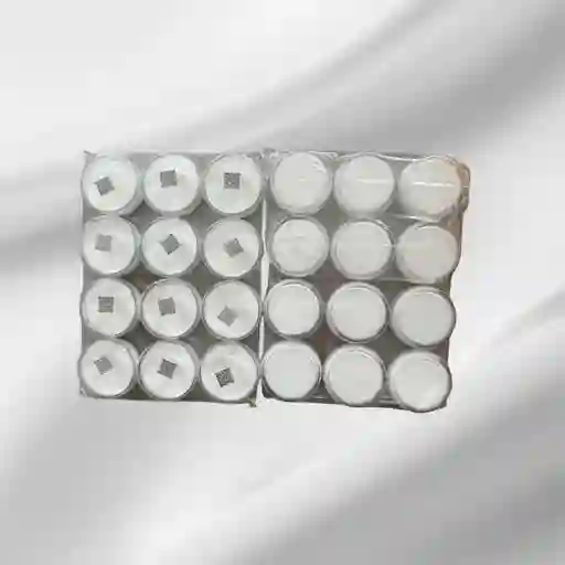 Pinta Caritas Individual Pequeña X 12 Blanca