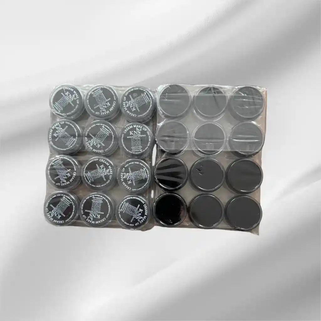 Pinta Caritas Individual Pequeña X 12 Negra