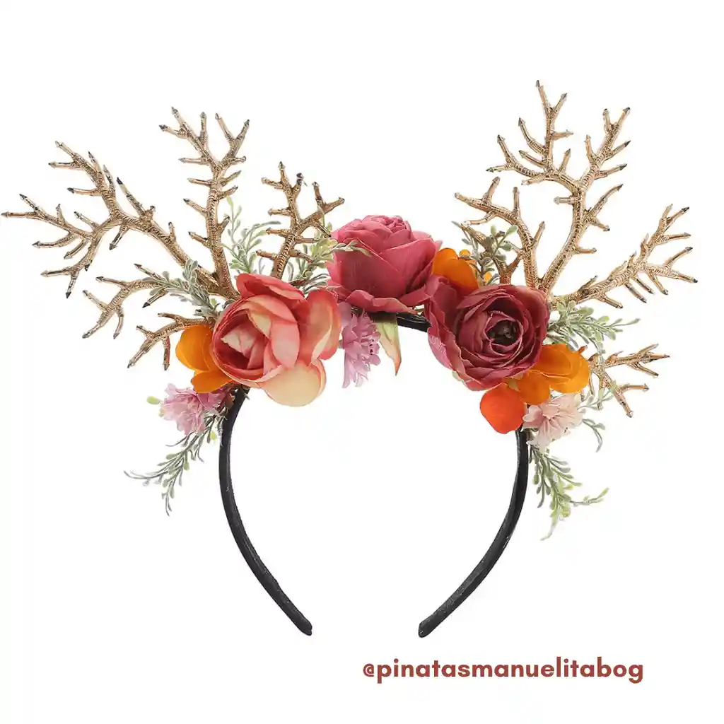 Diadema Flores Halloween