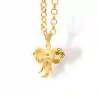 Cadena Con Cabeza De Elefante