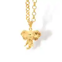 Cadena Con Cabeza De Elefante