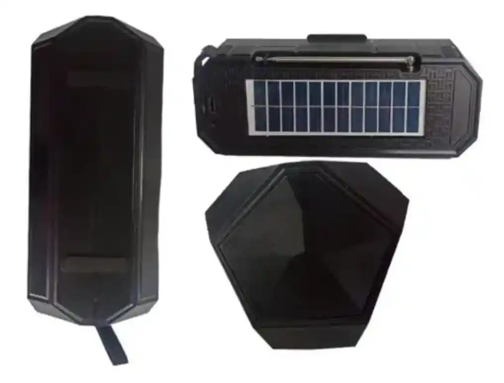 Parlante Bluetooth Portátil Usb Con Panel Solar Altavoz