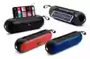 Parlante Bluetooth Portatil 5w Usb Micro Sd Fm Panel Solar