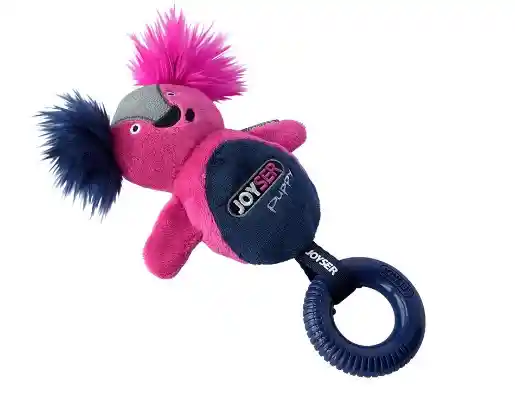 Joyser Puppy Squirrel Con Anillo De Goma Y Chirriador S/m Rosa (21 Cm)