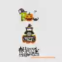 Decoracion Puerta Halloween X 3 Und