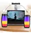 Parlante Altavoz Bluetooth Portatil Usb Microsd Luces Radio