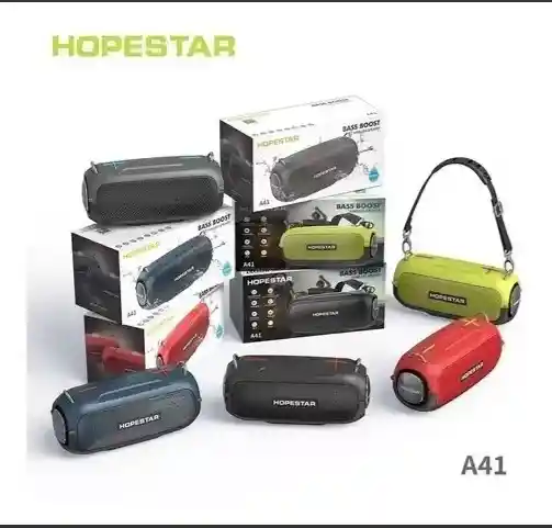 Parlante Potente Bluetooth 10w Hopestar A41 Con Bass Boost