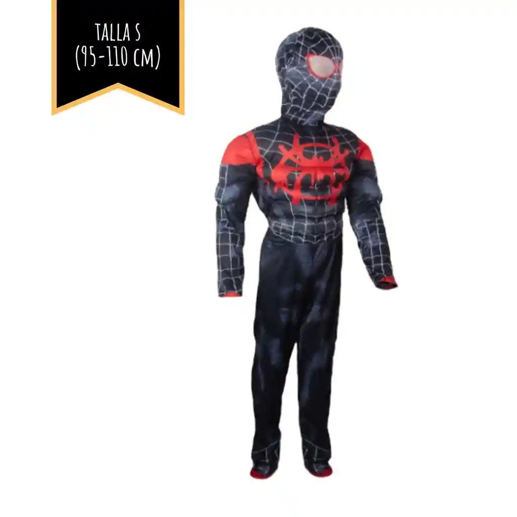 Disfraz Halloween Spiderman Miles Talla S (95-110 Cm)