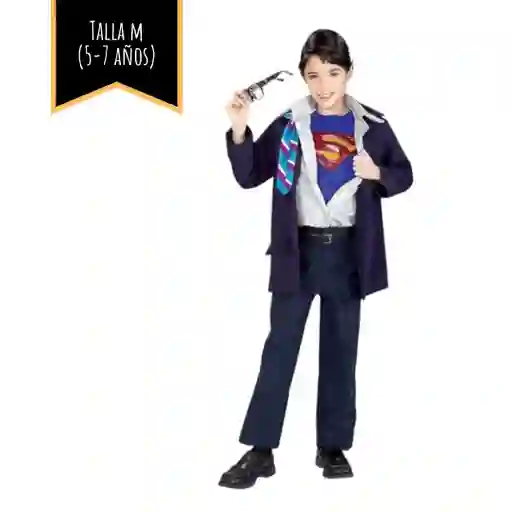 Disfraz Halloween Clark Kent Superman Talla M (5-7 Años)