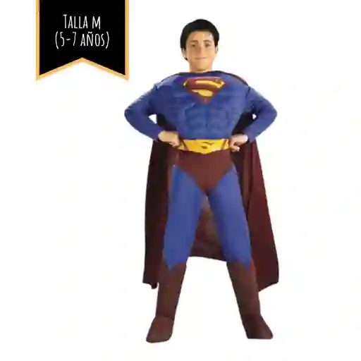 Disfraz Halloween Superman Vintage Talla M (5-7 Años)