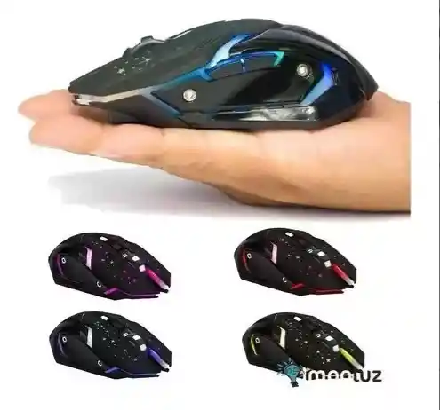 Mouse Gamer Wb-911 6 Botones 2.4ghz Inalámbrico Recargable