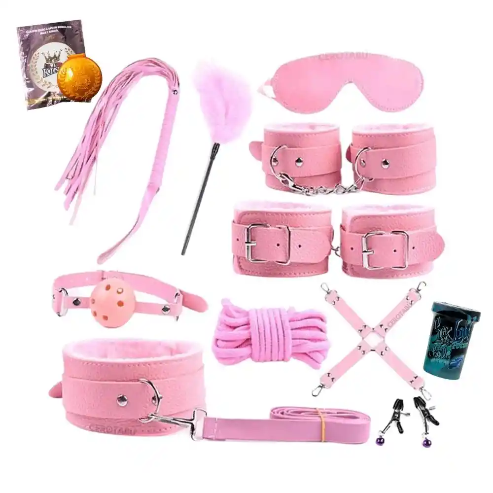 Kit Sado 12 Piezas Bondage Juguete Sexual