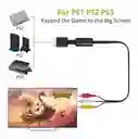 Cable Av Playstation Ps2 Audio Video 2.0 Mts