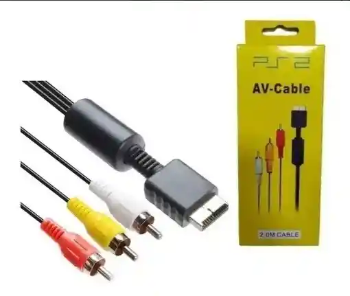 Cable Av Playstation Ps2 Audio Video 2.0 Mts