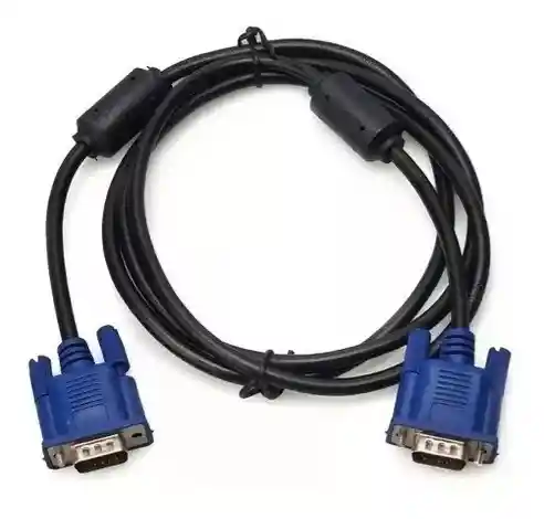 Cable Vga De 1.5 Metros Con Doble Filtro Para Monitor Nuevo