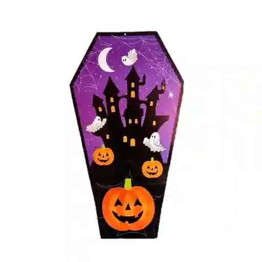 Letrero Decorativo Halloween Tumba Para Puerta O Pared Gratis Telaraña