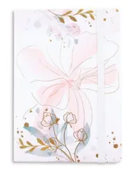 Agenda Tipo Notebook Vintage Floral Ref 3