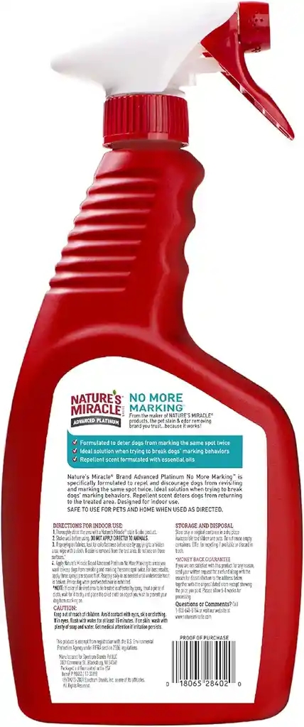 No Mas Marcas Para Perro Natures Miracle 24 Oz No Mas Orina Orina De Perros No Mas Marcas