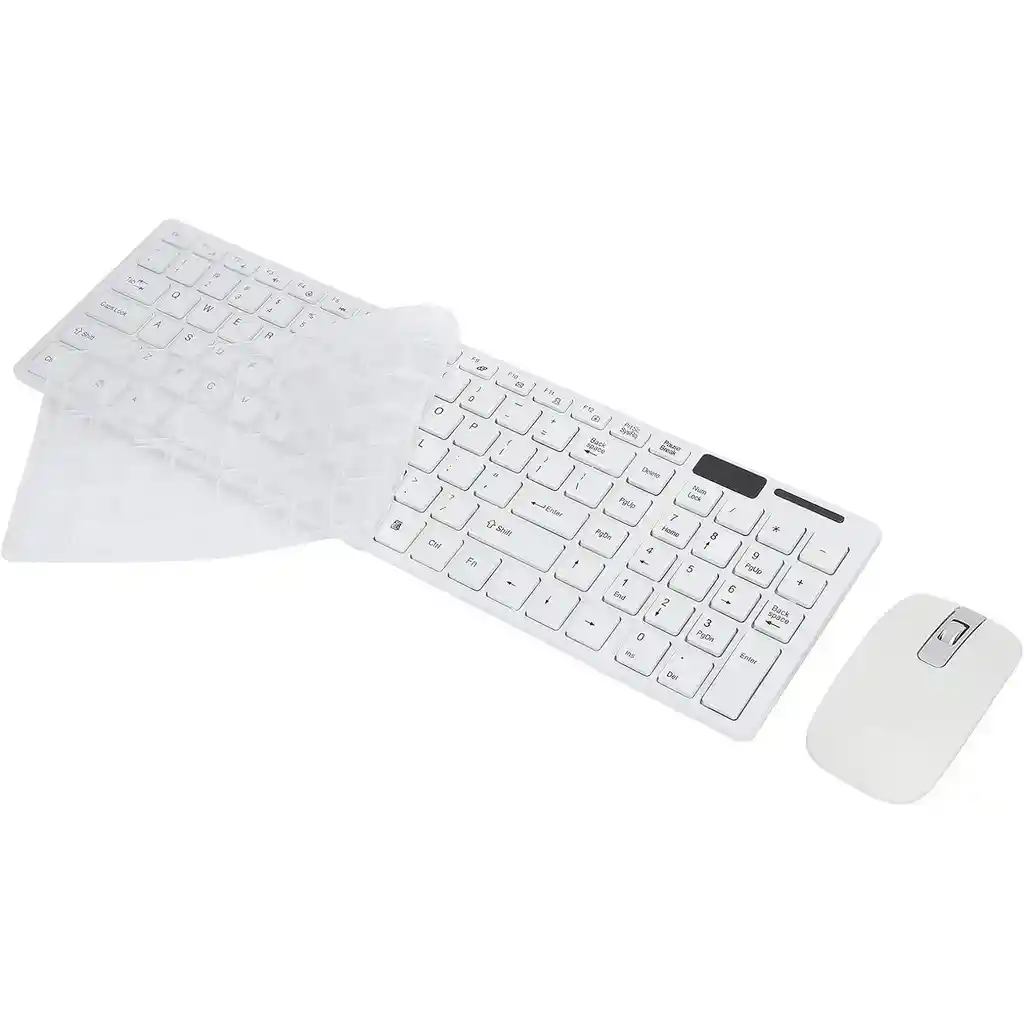 Combo Teclado Y Mouse K06 Inalambrico Ultra Fino + Forro Protector
