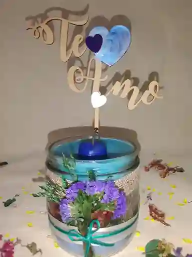 Vela Relajante De Sándalo Lavanda Para Decir Te Amo !