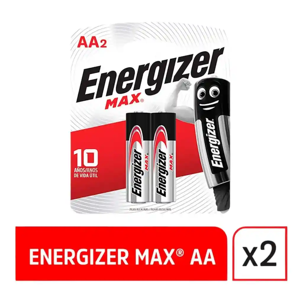 Pila Energizer Max Aa X 2und