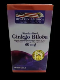 Ginkgo Bioloba 80 Mg X 90 Softgels