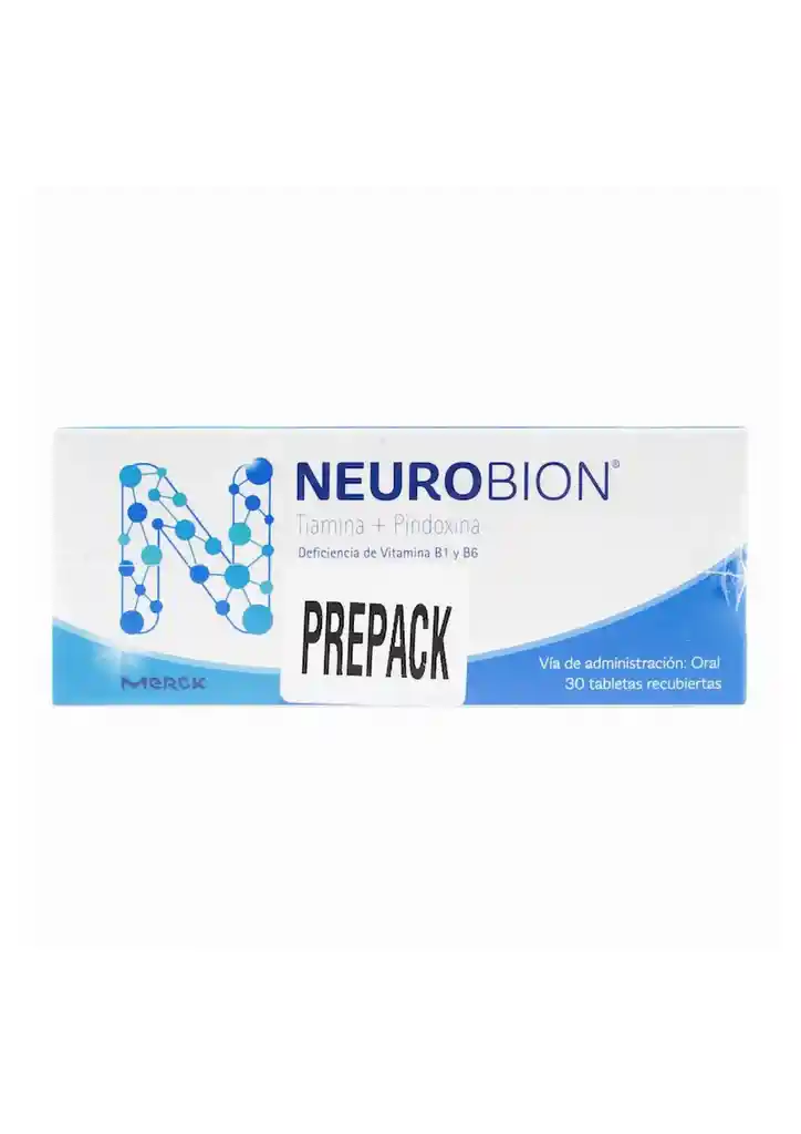 Tneurobion Principio Activoy Piridoxina 10 Tabletas