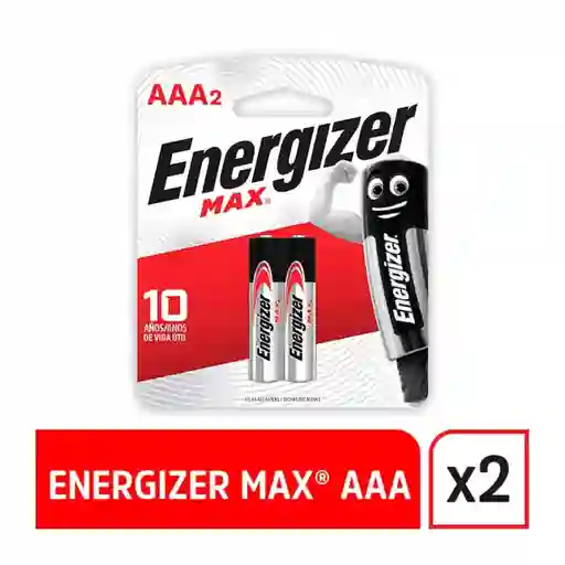 Pila Energizer Max Aaa X 2und