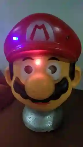 Máscara De Mario Bros Con Luces