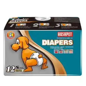 Pañales Para Perros S 4 A 7 Kg Paca 12 Uds Pañales Para Mascotas