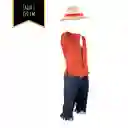 Disfraz Halloween Luffy One Piece Talla S (150 Cm)