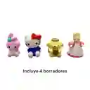 Set X 4 Borradores Kawaii Sanrio