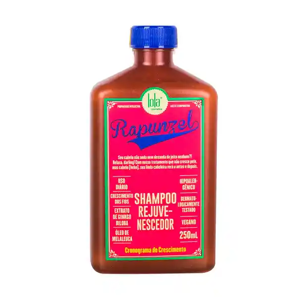 Shampoo Lola Cosmetics Rapunzel Rejuvenescedor 250ml