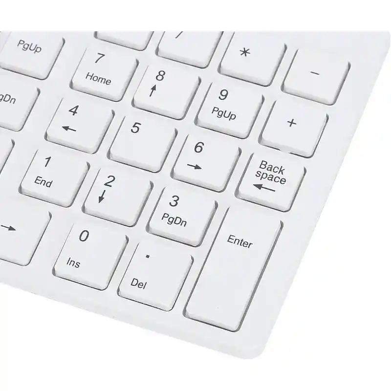 Combo Teclado Y Mouse K06 Inalambrico Ultra Fino + Forro Protector