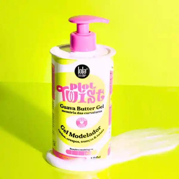 Gel Moldeador De Rizos Lola Cosmetics Plot Twist Guava Butter 480gr