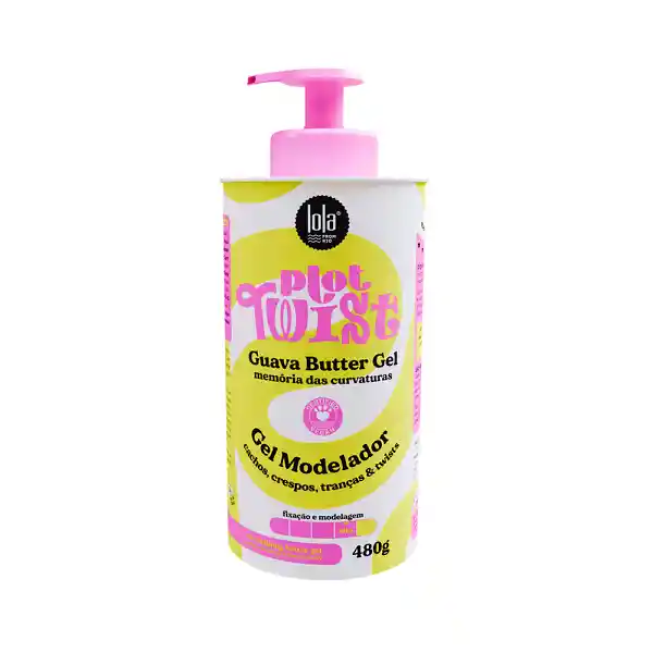 Gel Moldeador De Rizos Lola Cosmetics Plot Twist Guava Butter 480gr