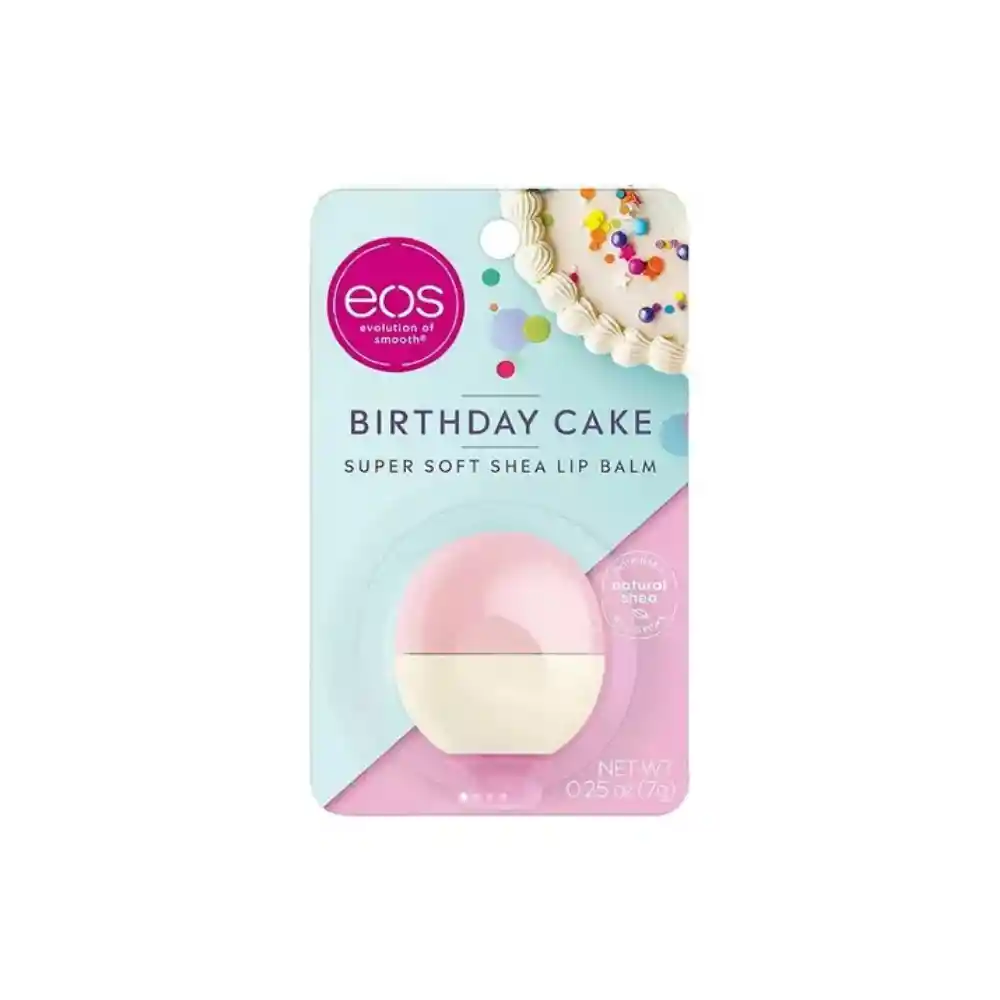 Eos Bálsamo Labial Hidratante Birthday Cake 7g