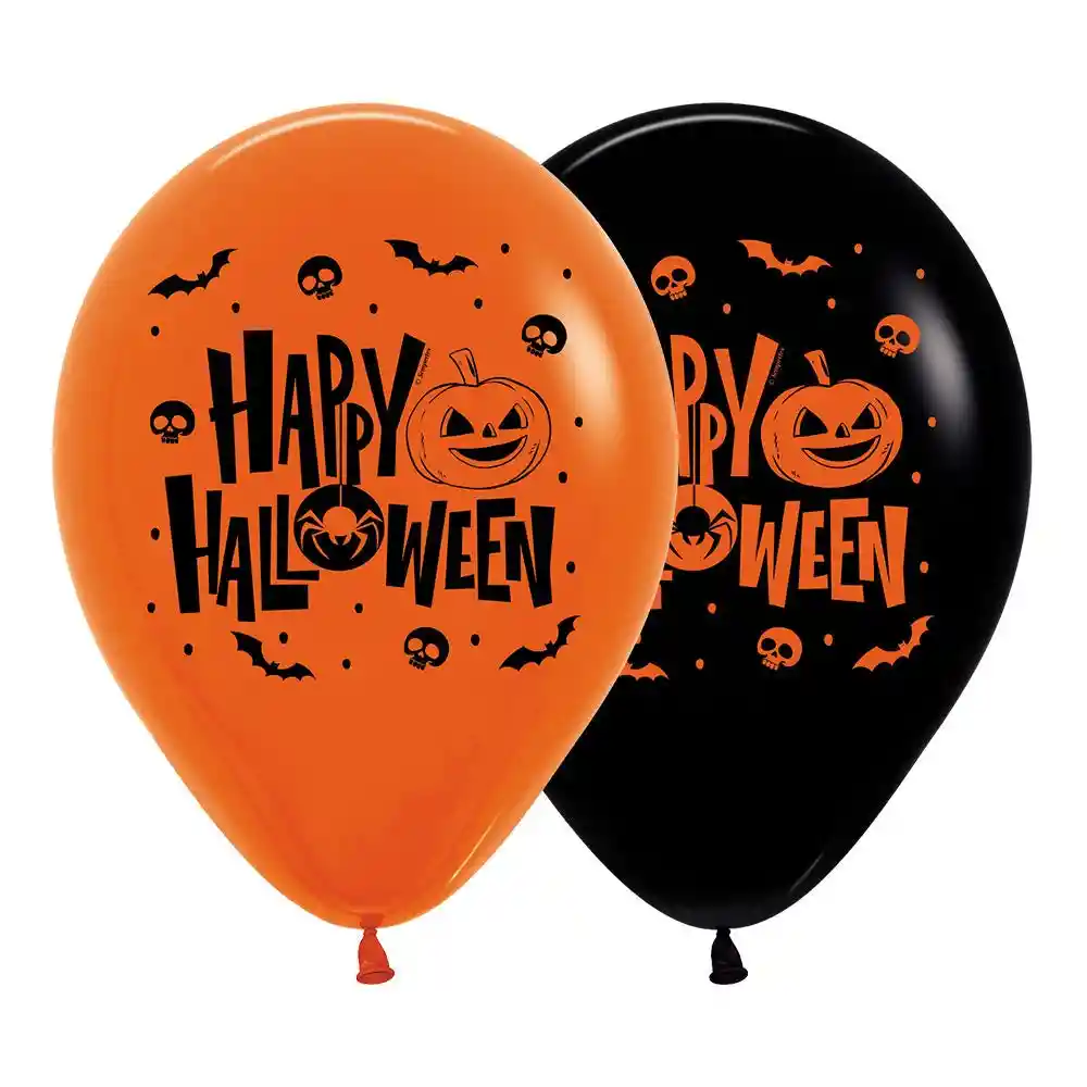 Globos Halloween Surtidos X50