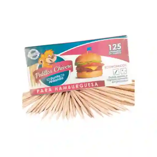 Palillo Hamburguesa 125 Uds