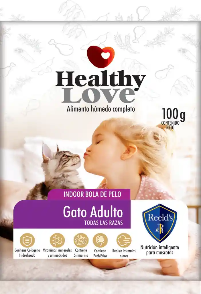 Healthy Love Gatos Adultos Pollo 100g