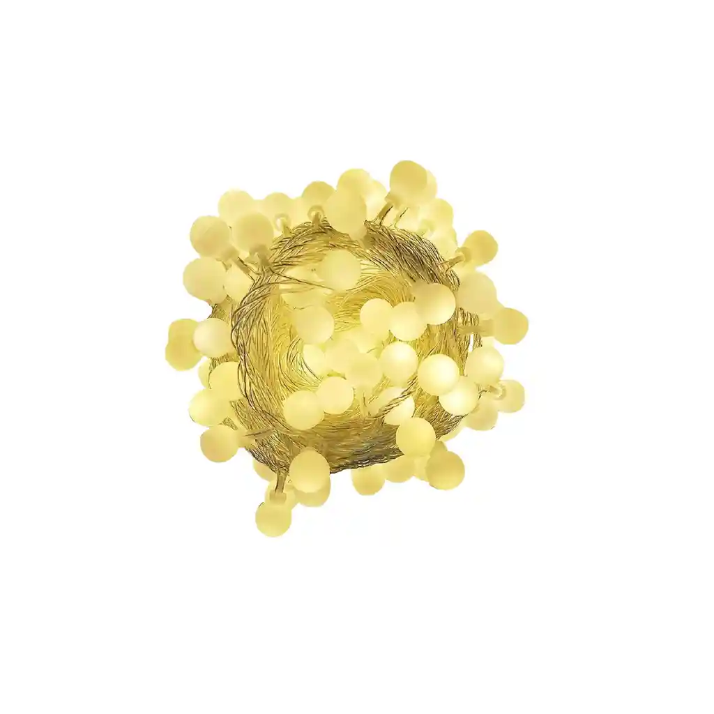 Cadena De Luces Navidad Fiestas Decoracion Bolas