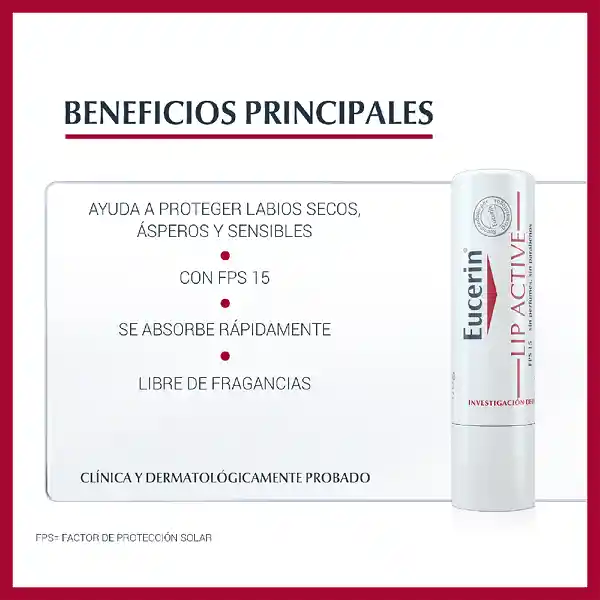 Protector Labial Eucerin Ph5 Lip Active Fps 15 4,8gr