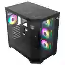 Caja Atx Iceberg Crystal Edge (negro)