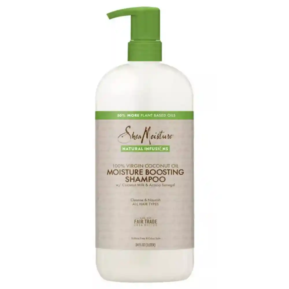 Shea Moisture Shampoo Leche De Coco Acacia Infusión Natural 1 Litro