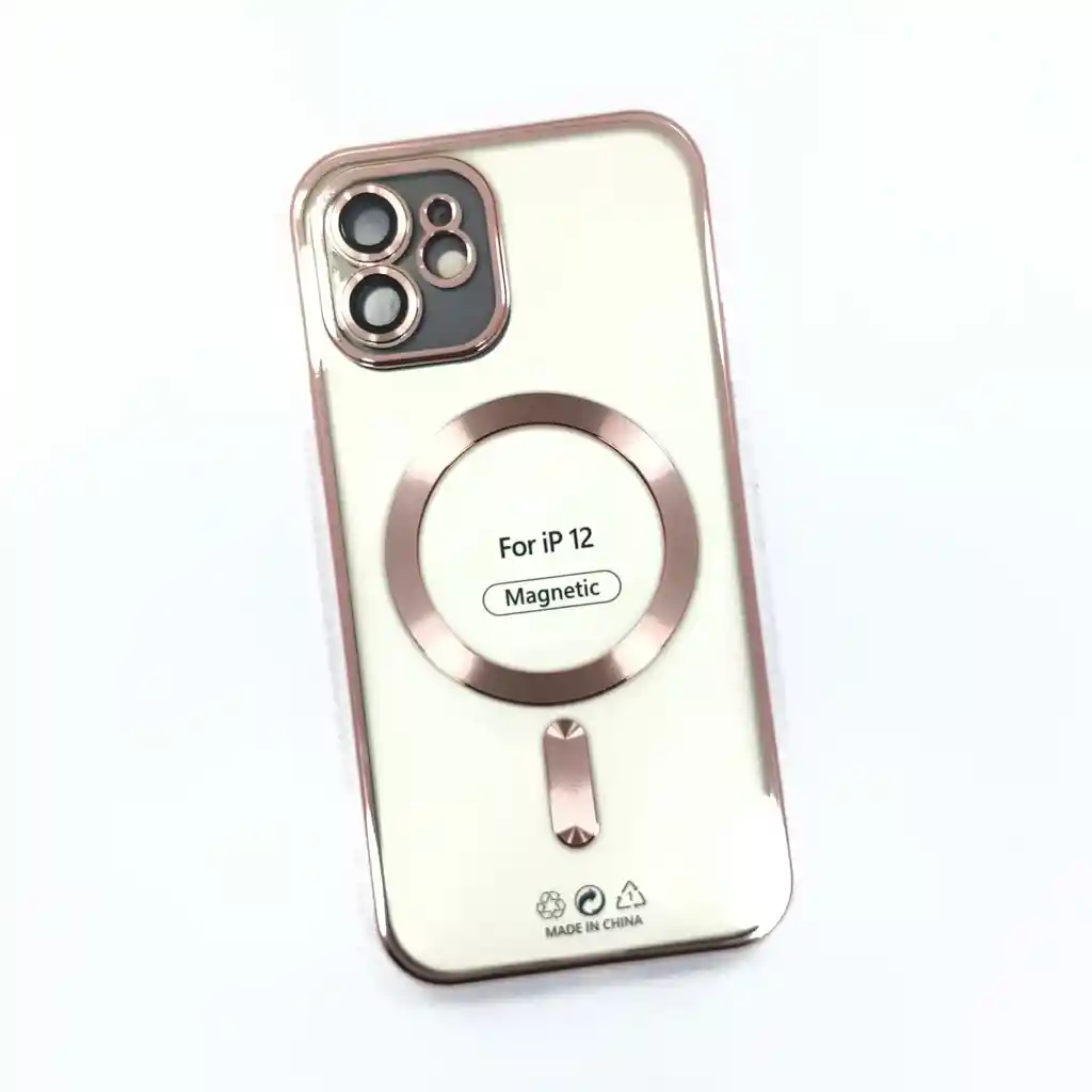 Estuche Iphone 12 Electroplated Oro Rosa