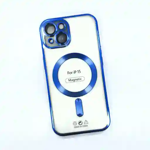 Estuche Iphone 14 Electroplated Azul Universo